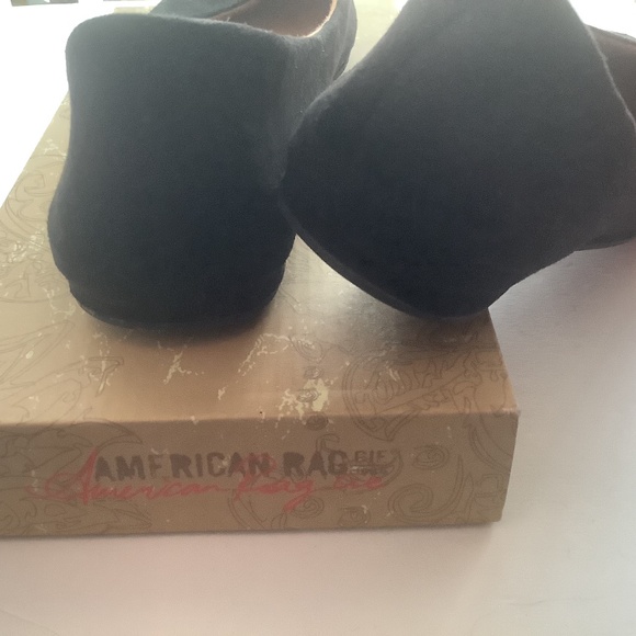 BRAND NEW American Rag ballet flats, black faux leather, comfy classic NIB - Picture 4 of 6